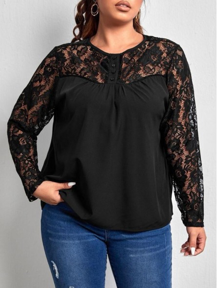 blusa con encaje