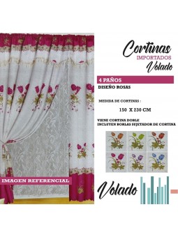 CORTINA IMPORTADA VOLADO