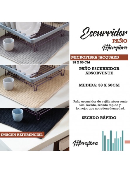 PAÑO ESCURRIDOR ABSORVENTE