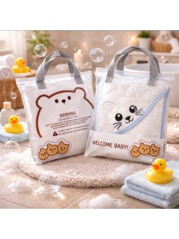 TOALLON SALIDA DE BAÑO PARA BEBE