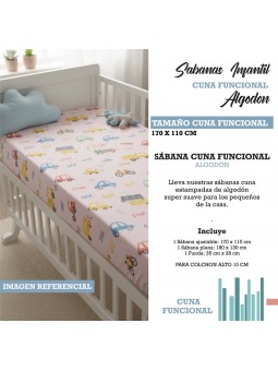 SABANA INFANTIL CUNA...