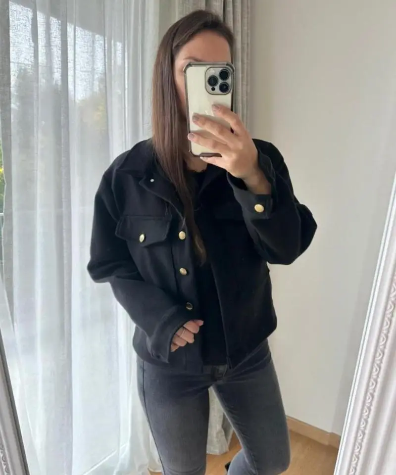 Campera de paño