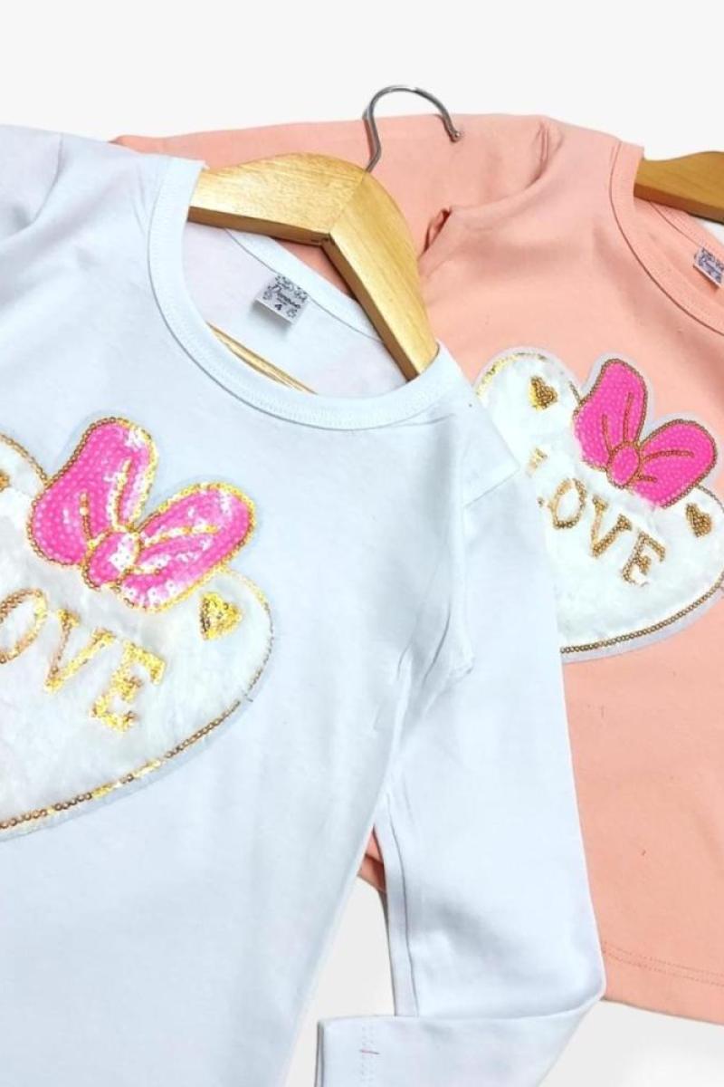 Camiseta Aplique love