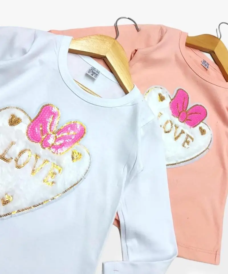 Camiseta Aplique love
