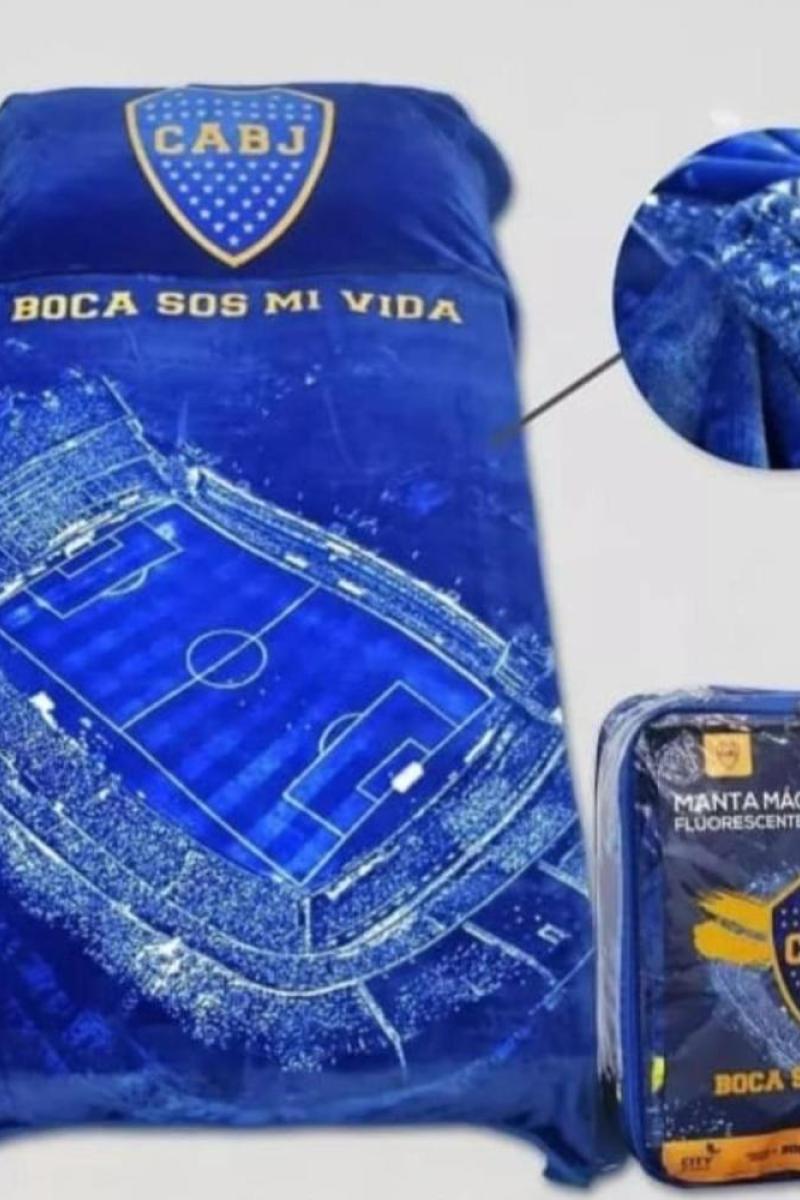 Manta plush Luminosa Boca