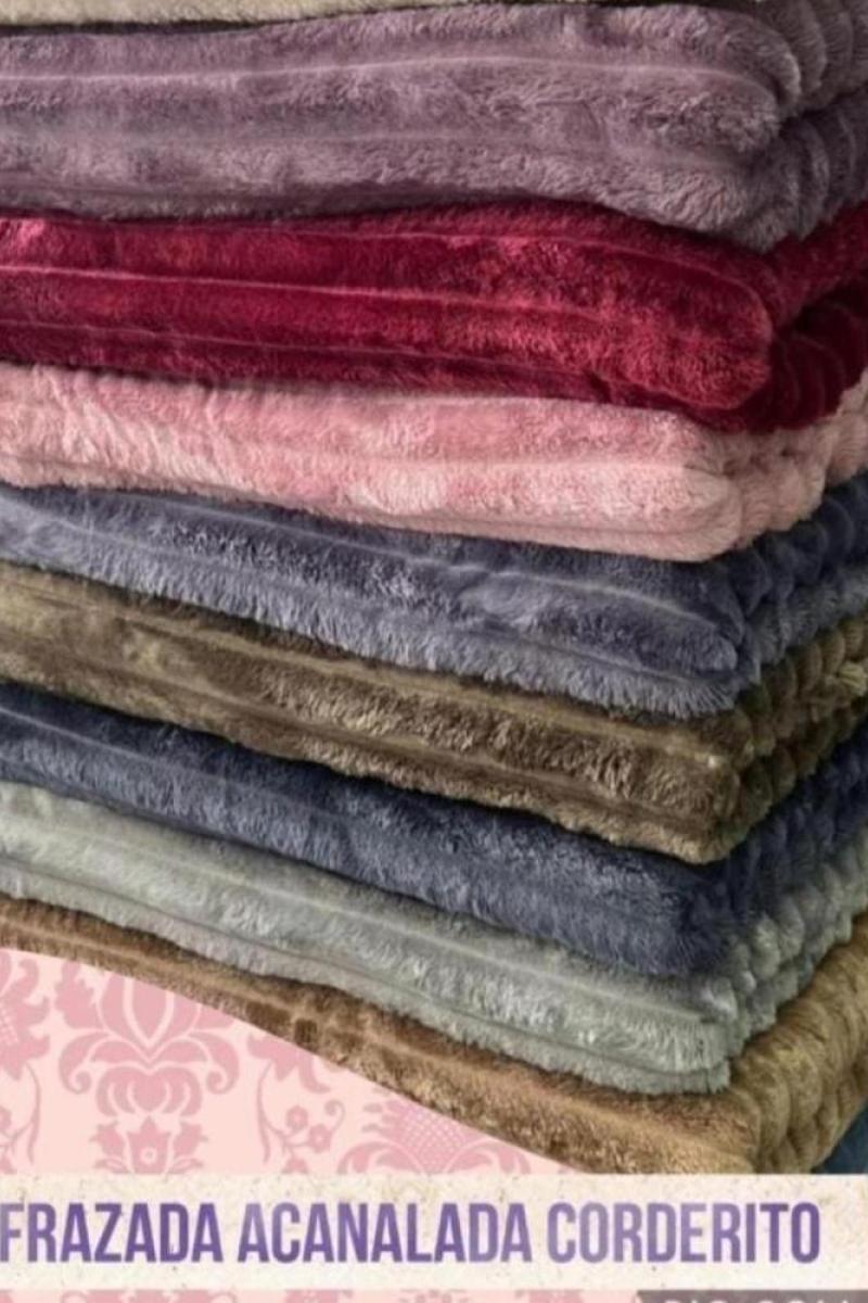 Manta Acanelada C/corderito