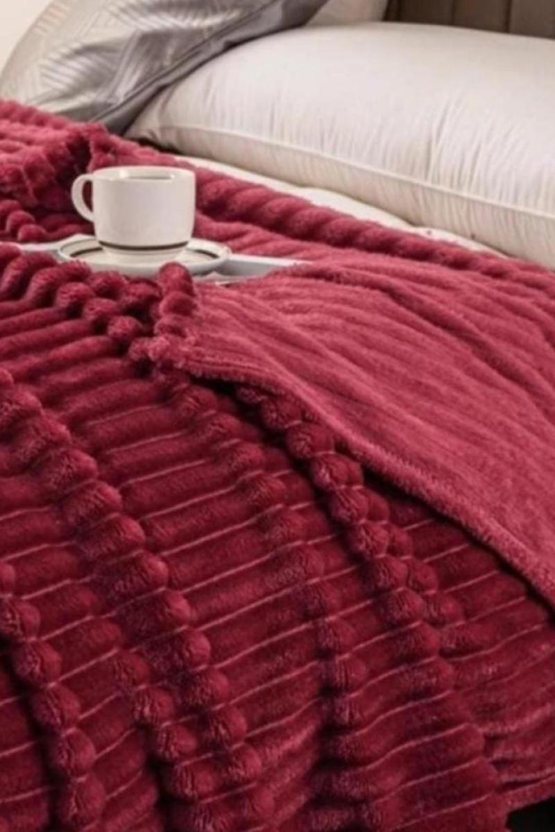 Manta plush Acanelada 2 1/2