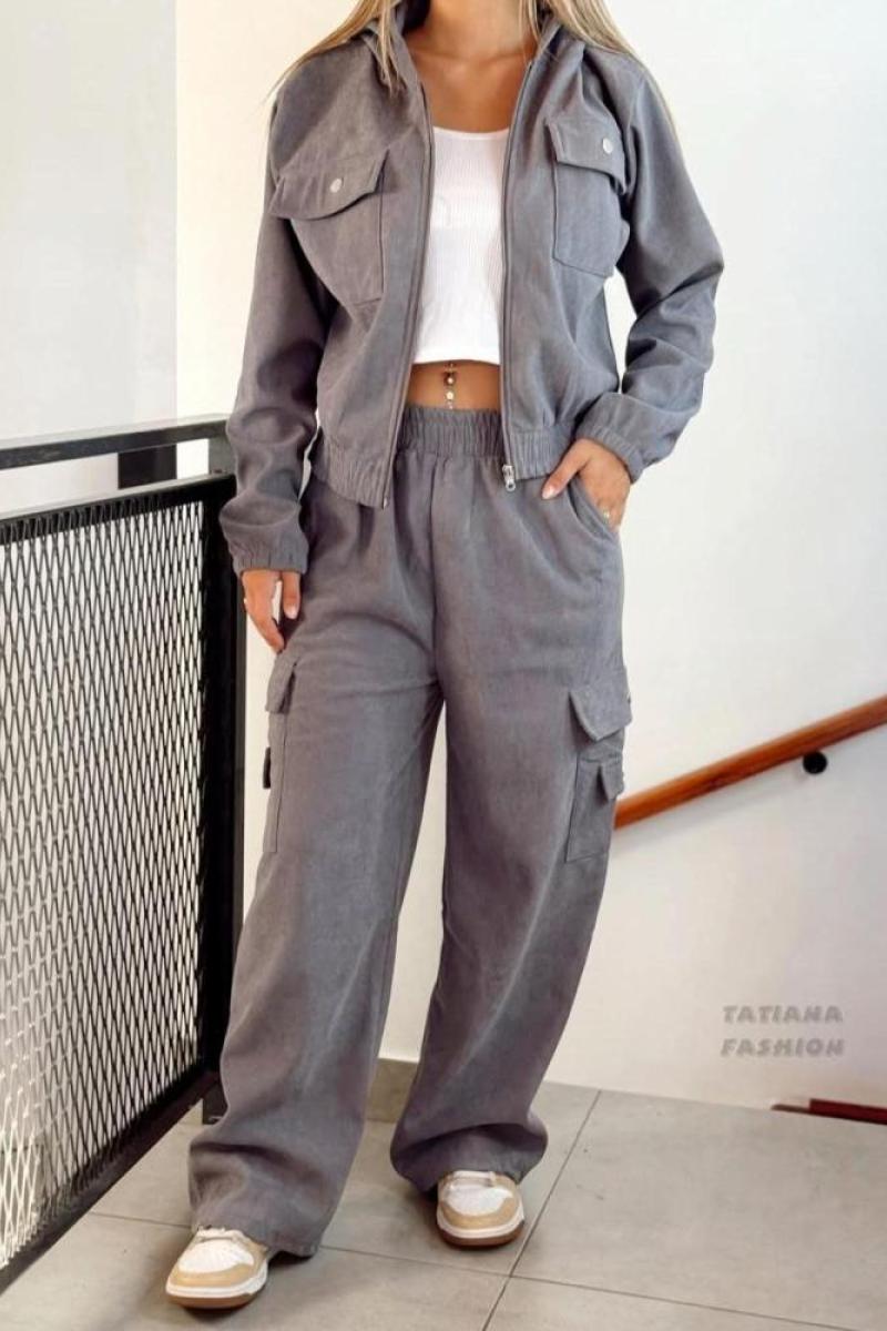 Conjunto cargo corderoy