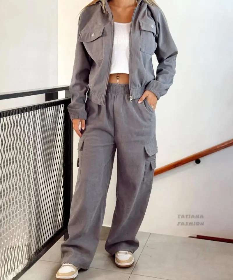 Conjunto cargo corderoy