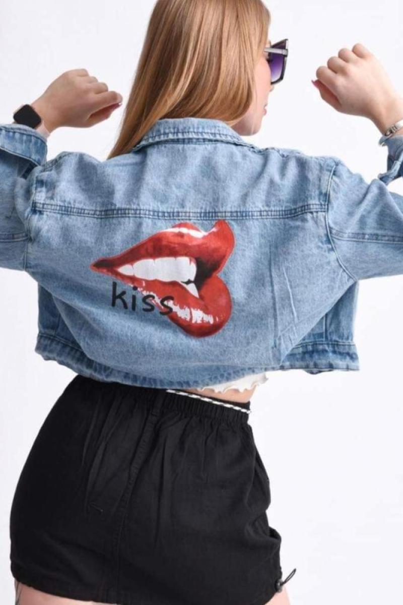 Campera Jeans Kiss
