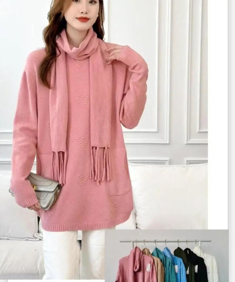 Promo! Sweater con bufanda