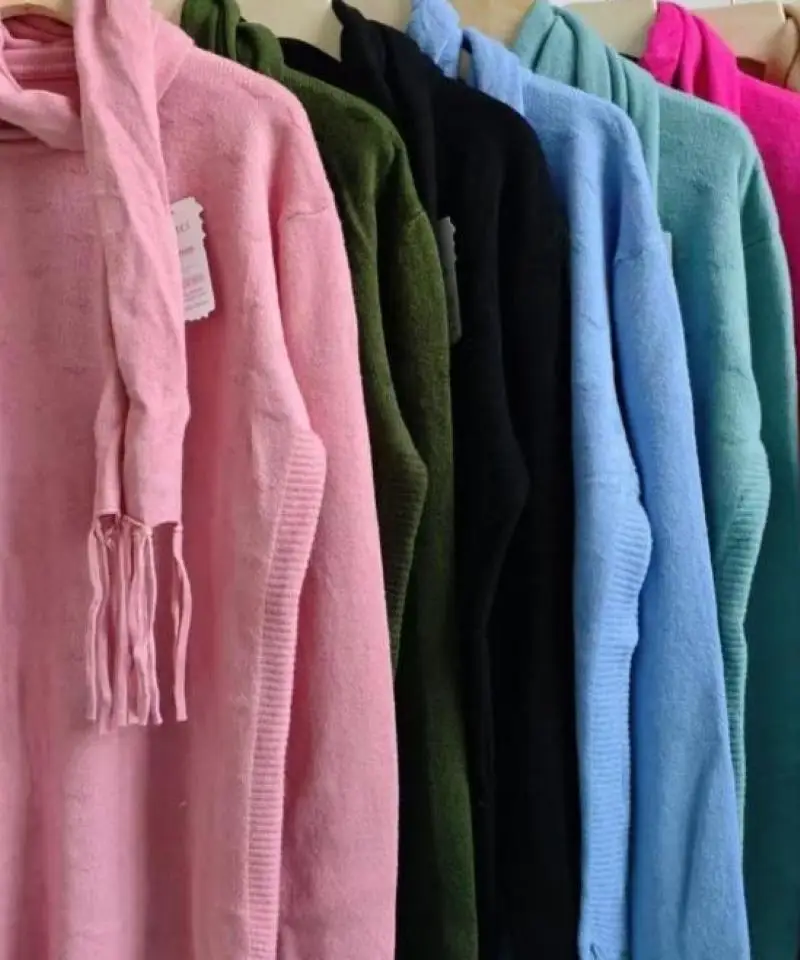 Promo! Sweater con bufanda - 3